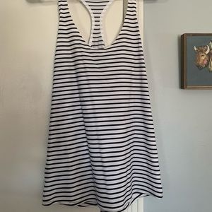 ADAY Dream Harder tank black and white striped